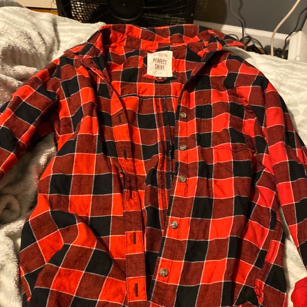Wore 1-2 times red & black flannel